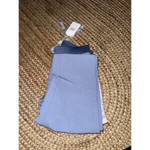 High Waisted Zamora Jogger Scrub Pants in light blue size xxs - NEW